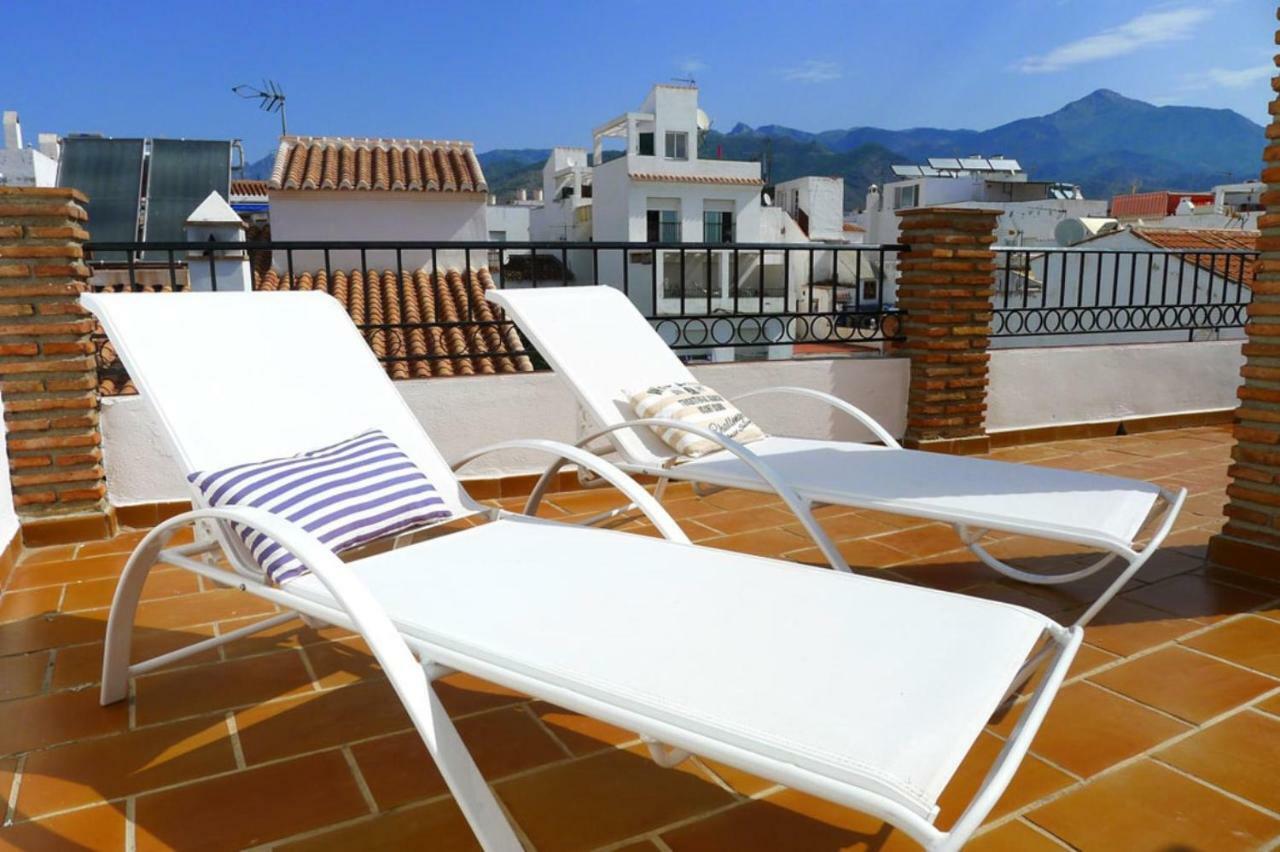 Beautiful Apartment Private Roof Terrace Nerja Exterior foto