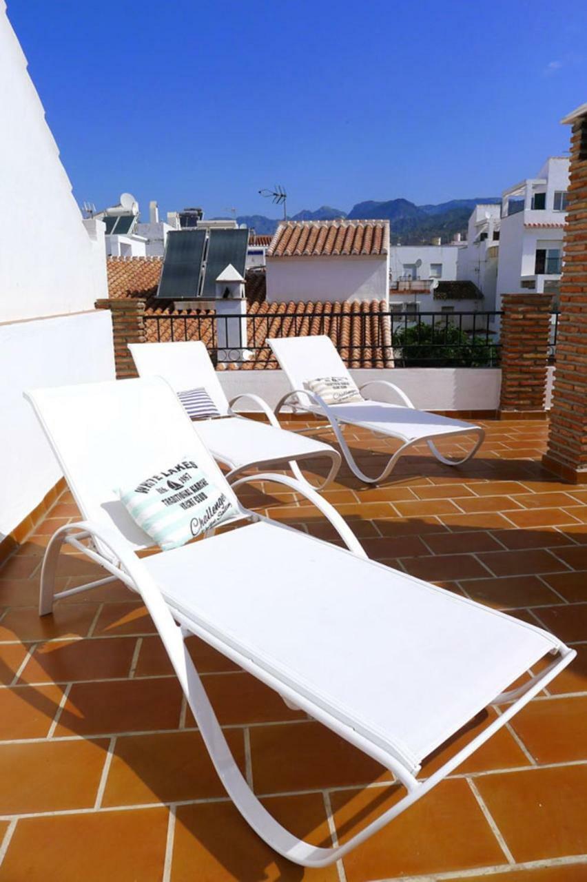 Beautiful Apartment Private Roof Terrace Nerja Exterior foto